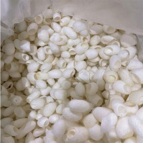 100Pcs High Quality Silkworm Balls Purifying Whitening Exfoliating Scrub Blackhead Remover Natural Silk Cocoons Facial Skin Care