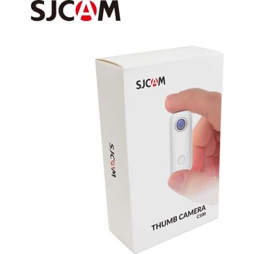 SJCAM C100 Mini Thumb Life Camera 1080P 30FPS H.265 12MP 2.4GHz WiFi Connection 30M Waterproof Case Sports DV Camera