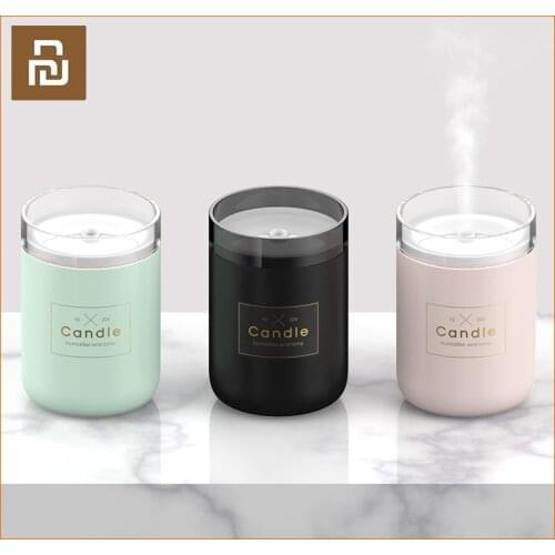 280ML 3Life Ultrasonic Candle Air Humidifier Romantic Soft Light USB Essential Oil Diffuser Car Purifier Aroma Anion Mist Make