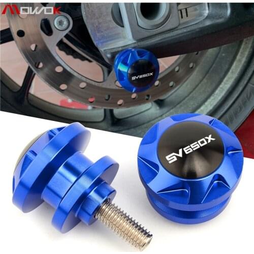 8mm CNC Motorfiets Stand Achterbrug Spoelen Slider Stand Schroef Fit For SUZUKI SV650X 2018-2020 SV650 2015-2020