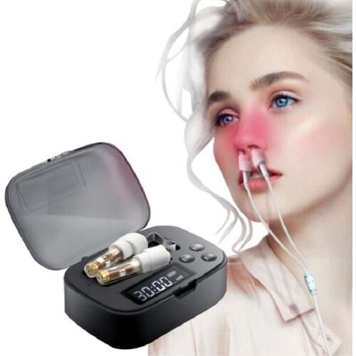 Mini Size Hay Fever Rhinitis Treatment 650nm Cold Laser Sinus Red LED Light Therapy Instrument LLLT Physiotherapy Equipment