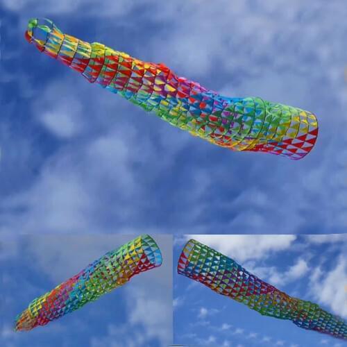 Free shipping 3d large 5m kite windsocks weifang kaixuan kite handle albatross factory chinese kite fly dragon ripstop nylon