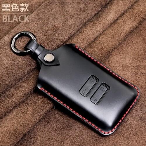 Genuine Leather Car Key Cases For Renault Clio Talisman Megane Scenic Kadjar Captur Koleos Smart Remote Fob Shell Cover