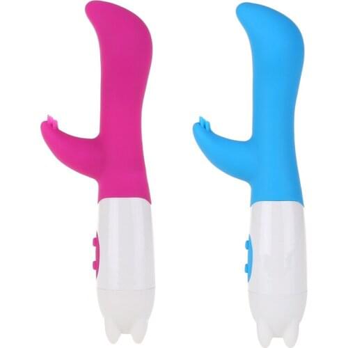 Erotic Waterproof G Spot Vibrator Sexy Clitoris Stimulator Rabbit Vibrator Silicone Dildo Vibrator Adult Sex Toys for Woman