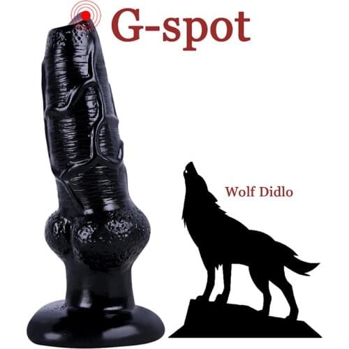Animal Dildo Dog Penis With Suction Cup Adult Sex Toys For Women Female Masturbator Realistic Dildo Vagina Anal Plug For Men Gay