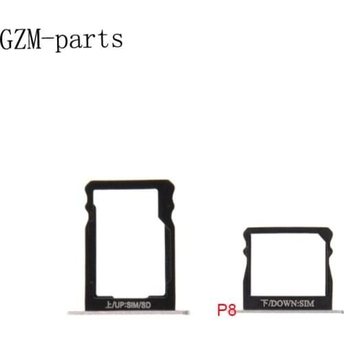 GZM-parts 1 piece For Huawei P8 P9 P10 SIM Card Tray Holder With Micro SD Card Tray Slot Holder Replacement Part For Huawei P10