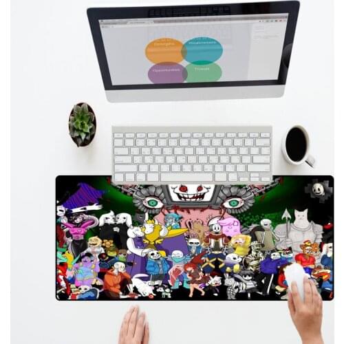 XGZ Precision Sewing Korean Anime Games Mouse Pad 300X600X2mm Undertale Desktop Decoration Player Keyboard Mousepads for Dota