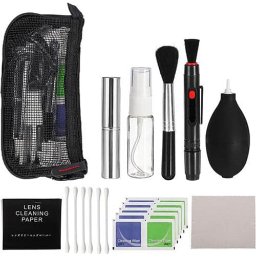 1Set Camera Lens Dust Cleaner Kit for Canon Nikon Sony DSLR SLR Camera Lens Cleaner Cleaning Pen Brush Set