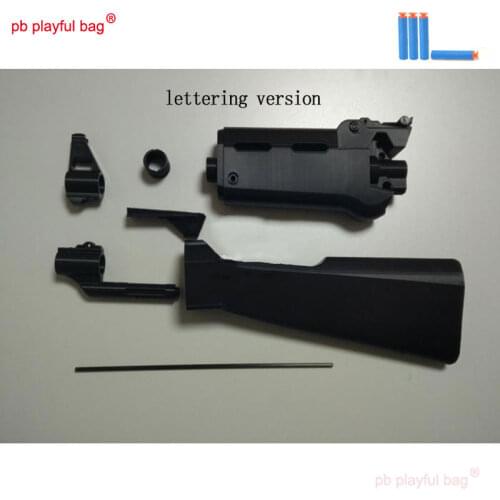 PB Playful Bag Outdoor sports soft bullet gun STF 0713 3d printing material AK47 Brace fire cap front tube Kit toy Parts OG59