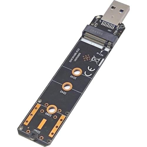 Portable USB Converter Card for SATA Dual Protocol M.2 High-performance