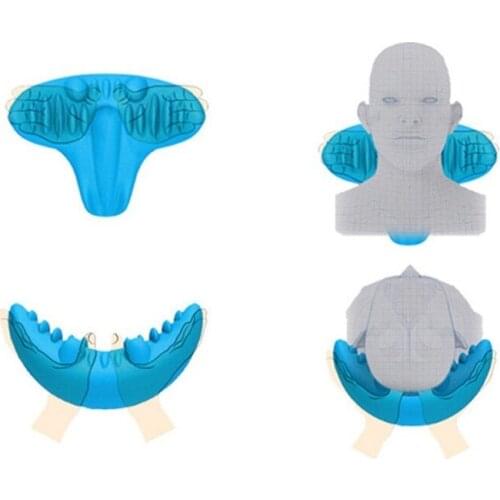 Relax Massage Pillow C-Rest Neck Acupressure Pillow PU Ergonomics Repair Cervical Traction Device Shoulder Spine Massager
