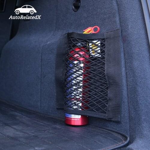 Car Trunk Seat Elastic String Net Mesh Storage Bag For Audi A4 B6 A3 A6 C5 Q7 A1 A5 A7 A8 Q5 R8 Honda Civic Accord Crv Fit