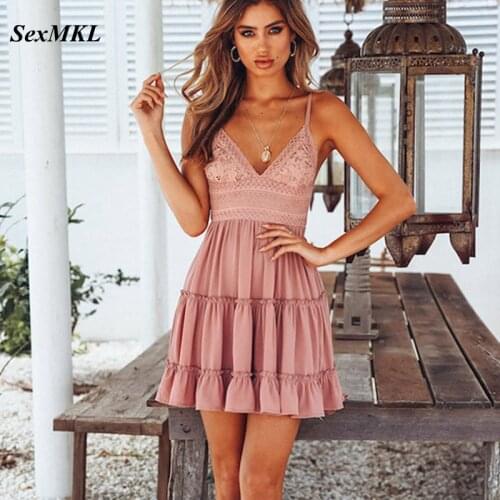 SexMKL Summer Dresses With Lace