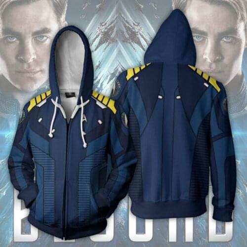 Star Trek 3D Printed Hoodies Movie TV Series Cosplay Sweatshirt Men Women Fashion Zipper Hoodie Hip Hop Outerwear Coats Clothing