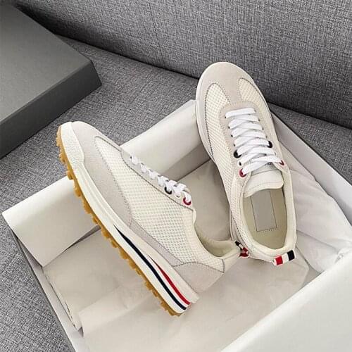 2021 Hot Sale Top Quality Brand Athletic Casual Women Sneakers Mesh Lace Up Genuine Leather Outdoor Jogging Running Shoes