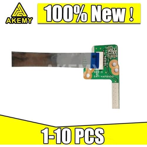 1-10 PCS New Akemy original laptop power button board For HP Pavilion 14-P 15-P 17-P DAY14APB6D0 switch board with cable