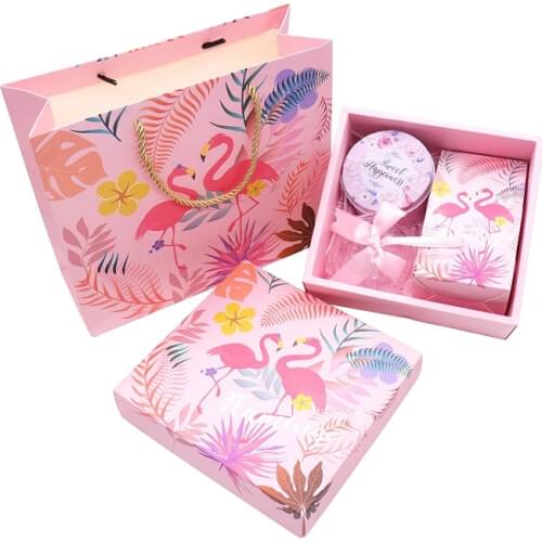 1set Flamingo Wedding Candy Box Romantic for Transparent Ball Flamingo Theme Box Birthday Party Wedding Decoration Supplies
