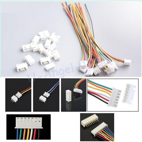 10 Pairs/lot 150mm RC lipo battery balance charger plug 2S1P 3S1P 4S1P 5S1P 6S1P 7S1P Wire Line Cable with male and female plug