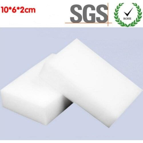 10Pcs Magic Melamine Sponge Eraser Cleaner Cleaning Home Kitchen Bathroom Sponges Super Decontamination Eraser 100 x 60 x 20mm