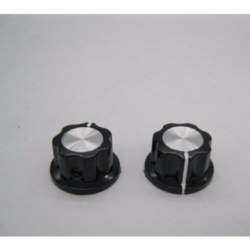 10pcs MF-A01 bakelite potentiometer potentiometer knob cap diameter 19.5MM copper core inner hole 6mm
