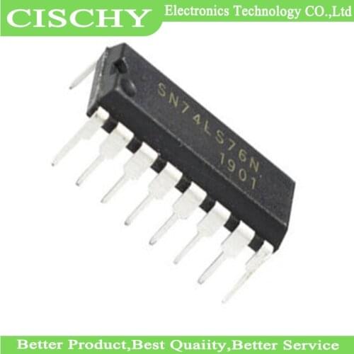 10pcs SN74LS76AN HD74LS76AP SN74LS76N HD74LS76P 74LS76 DIP-16 In Stock