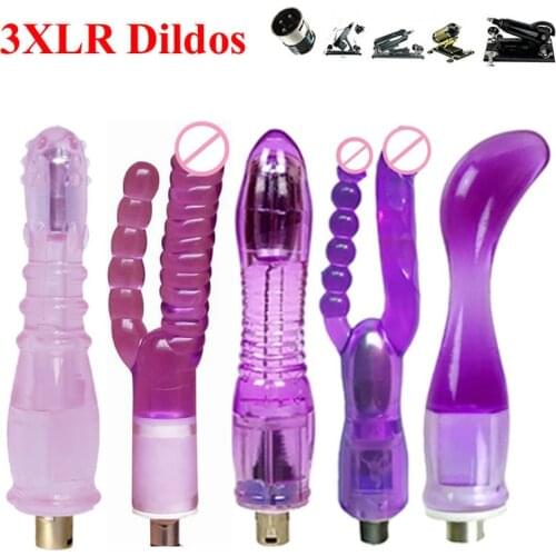 10 Kinds of Traditional Sex Machine Attachment 3XLR Attachment Dildo Sex Love Machine jelly penis accessories For Woman Man
