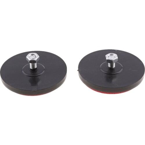 4Pairs Motorcycle Round Reflector 2 Inch Stud Mounted Amber Red & Orange