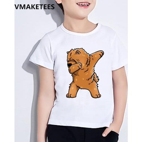 Kids Cartoon Dogs Print Baby Tshirts Funny Harajuku Top Boys Girls Cute T Shirt Fashion Children Graphic Short-sleeved,YKP117