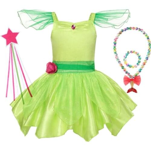 Butterfly Wings Flower Petal Kids Girl Summer Clothings Carnival Party Dress Up 2020 Girls Floral Fairy Princess Dress