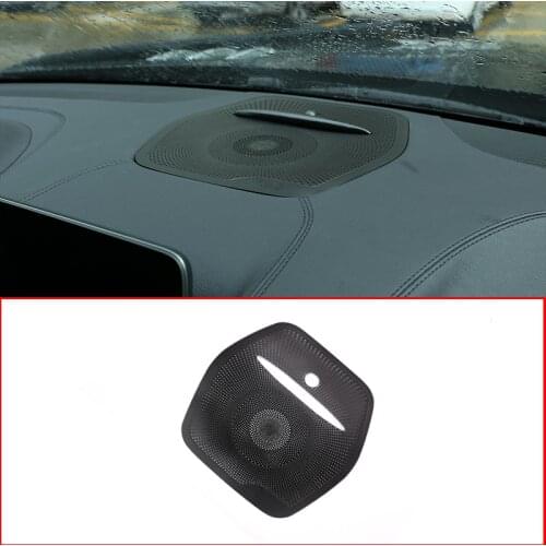For Mercedes Benz ML W166 GLE Coupe C292 GL X166 GLS Car Aluminum Alloy Loudspeaper Deco Car Audio Sticker Car Cover Trim