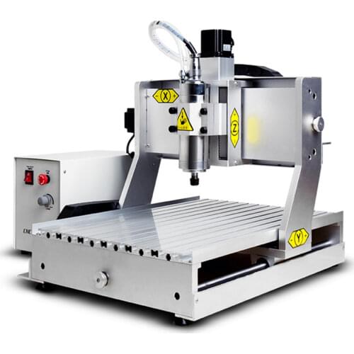 LY CNC 3020 Z-VFD 1.5KW USB 4axis mini cnc router engraver wood lathe for with USB port and 1.5KW VFD water cooling spindle