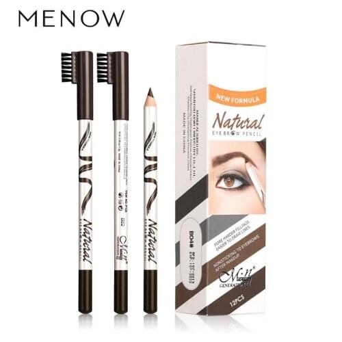 Menow Eyebrow Pencil Eyebrow Marker Waterproof Eyebrow Tattoo For Eyebrows 4 Colors Enhancer Dye Tint Pen Long Lasting T0430
