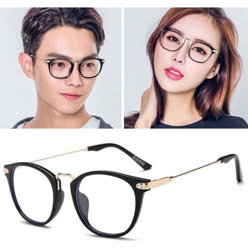 Feishini Anti Blue Light Glasses Men Blocking Filter Reduces Eyewear Metal Gaming Computer Glasses Women Oval