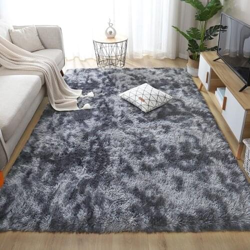 Carpet for Living Room Anti-slip Floor Mats Water Absorption Bedroom gray Carpet Rugs Velvet Kids Room Mat