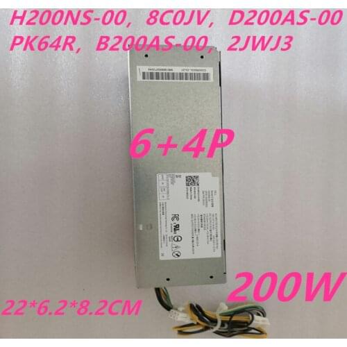 New PSU For Dell V3250 3252 3268 3668 5060 5070 7060 7070 6Pin 200W Power Supply H200NS-00 D200AS-00 B200AS-00 AC200EBS-00