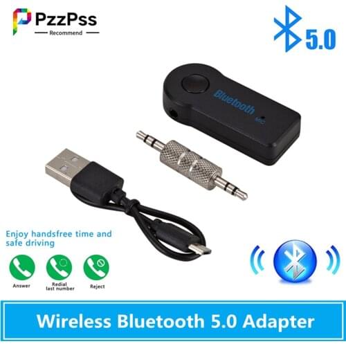 YIGETOHDE 2 in 1 Wireless Bluetooth 5.0 Receiver Transmitter Adapter 3.5mm Jack For Car Music Audio Aux A2dp Headphone Reciever