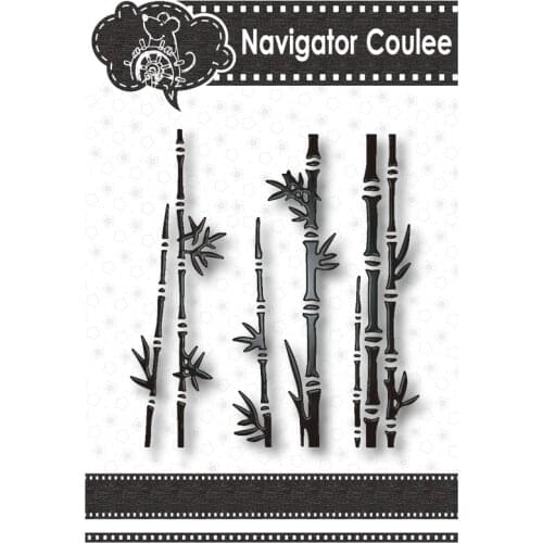 Bamboo metal cutting die Chinese style decorative leaf set DIY scrapbook paper craft knife die blade punch template new 2021