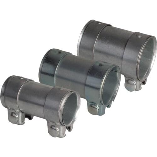 2.0inch 2.5inch 3.0inch length 125mm Exhaust Tube Pipe Connector Joiner Sleeve Clamp easy instal