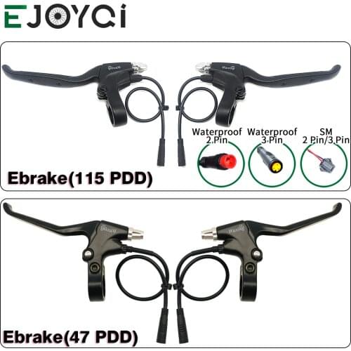 WUXING 115PDD Ebike Brake Five Star Brake Lever Cut Off Power Electric Bicycle E-scooter Bicycle MTB Road Ebike Brake