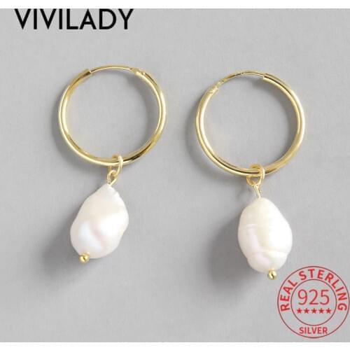 VIVILADY Women's Silver Earrings