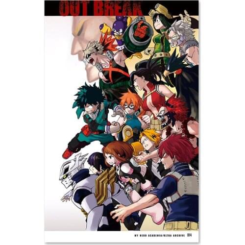 Japanese Animation My Hero Academia Posters And Prints Anime Figure Canvas Painting Wall Art Picture Living Room Home Decoration