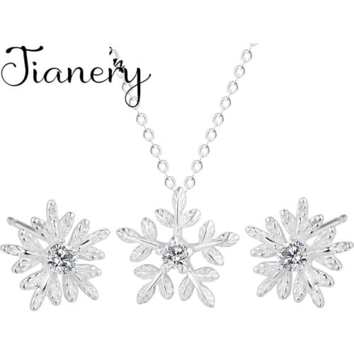 Boho Jewelry Sets Fashion Long Chains Snow Necklaces Rings for Lady Wedding Bridal 2020