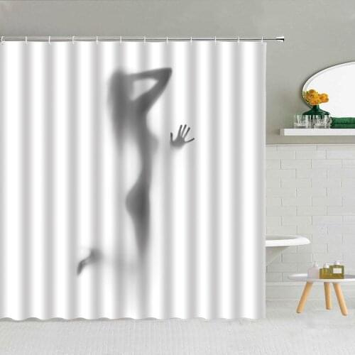 Creativity Fashion Sexy Beauty Personality Peacock Dance Family Decoration Curtain Bathroom With Hooks Bath Accessories