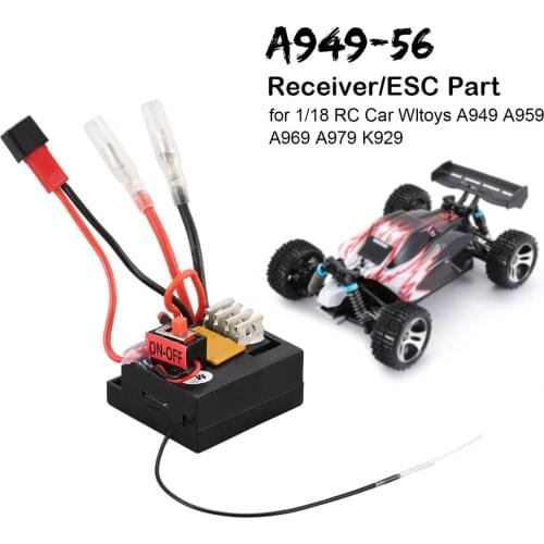 1/18 RC Car Receiver/ESC A949-56 Part for Wltoys Off-road Buggy A949 A959 A969 A979 K929 Spare Parts Components RC Hobby Accs