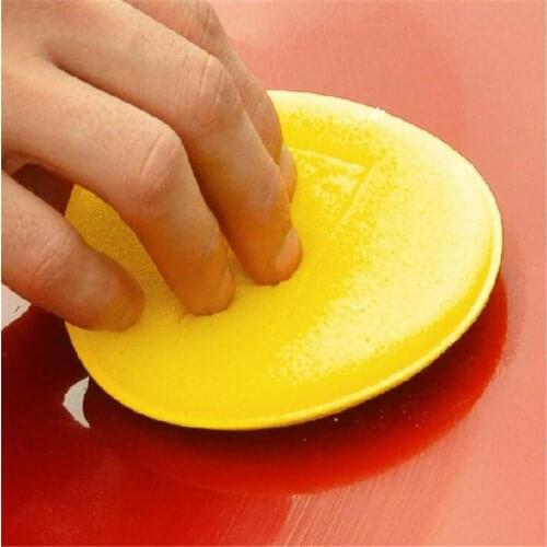 10 pcs Car Manual Polishing Waxing Sponge Round Sponge block Car Maintenance Cleaning Dust Tool Car Wash Supplies