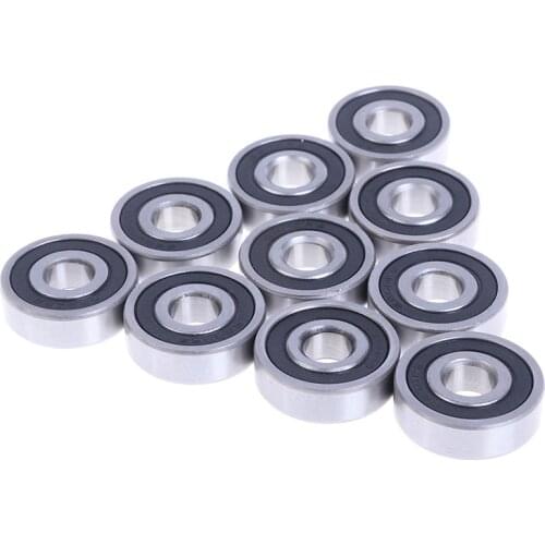 10Pcs/set 6200-ZZ Ball Bearing Deep Groove Steel Sealed Ball Shielded Bearings