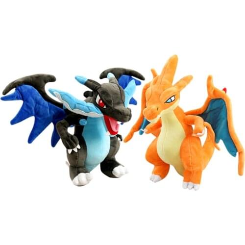 Big Size 30cm TAKARA TOMY Pokemon Mega Charizard Plush Toy Mega Evolution X & Y Charizard Plush Toy Doll Stuffed Toy for Gift
