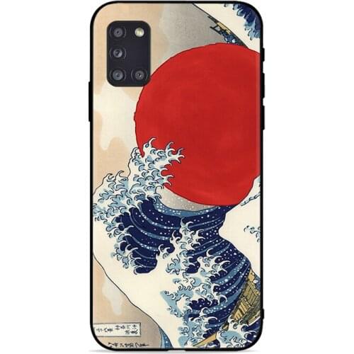 For Samsung Galaxy A32 Case Big Wave Samsung Galaxy A31 A32 4G A32 5G A41 A42 5G A52 4G A52 5G Funda Coque Carcasa Cases Back