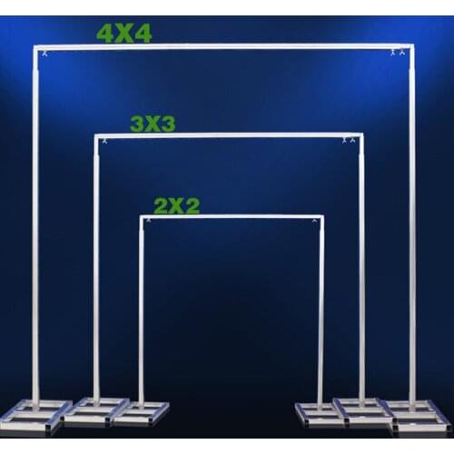 Wedding background frame square metal adjustable arch props party background road guide DIY decoration
