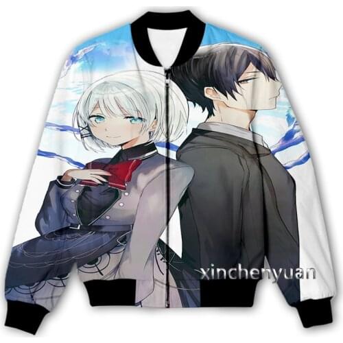 Xinchenyuan New Men/Women 3D Printed Anime the detective is already dead Casual Jacket Fashion Streetwear Sporting Jacket Q32